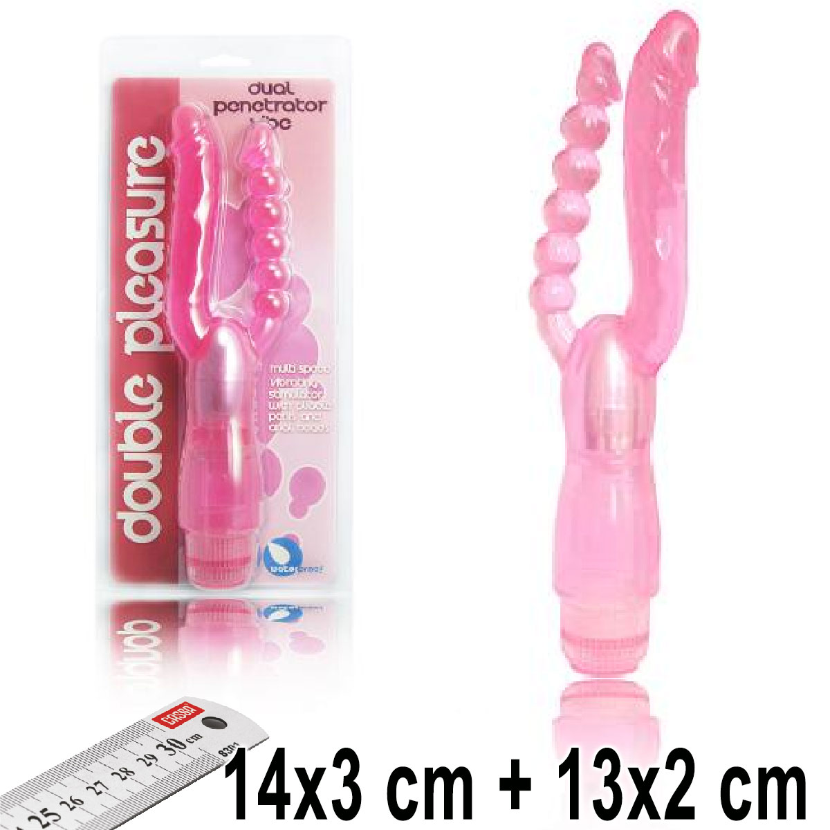 Double Pleasure Anal Vajinal Modern atal Vibratr L-83050