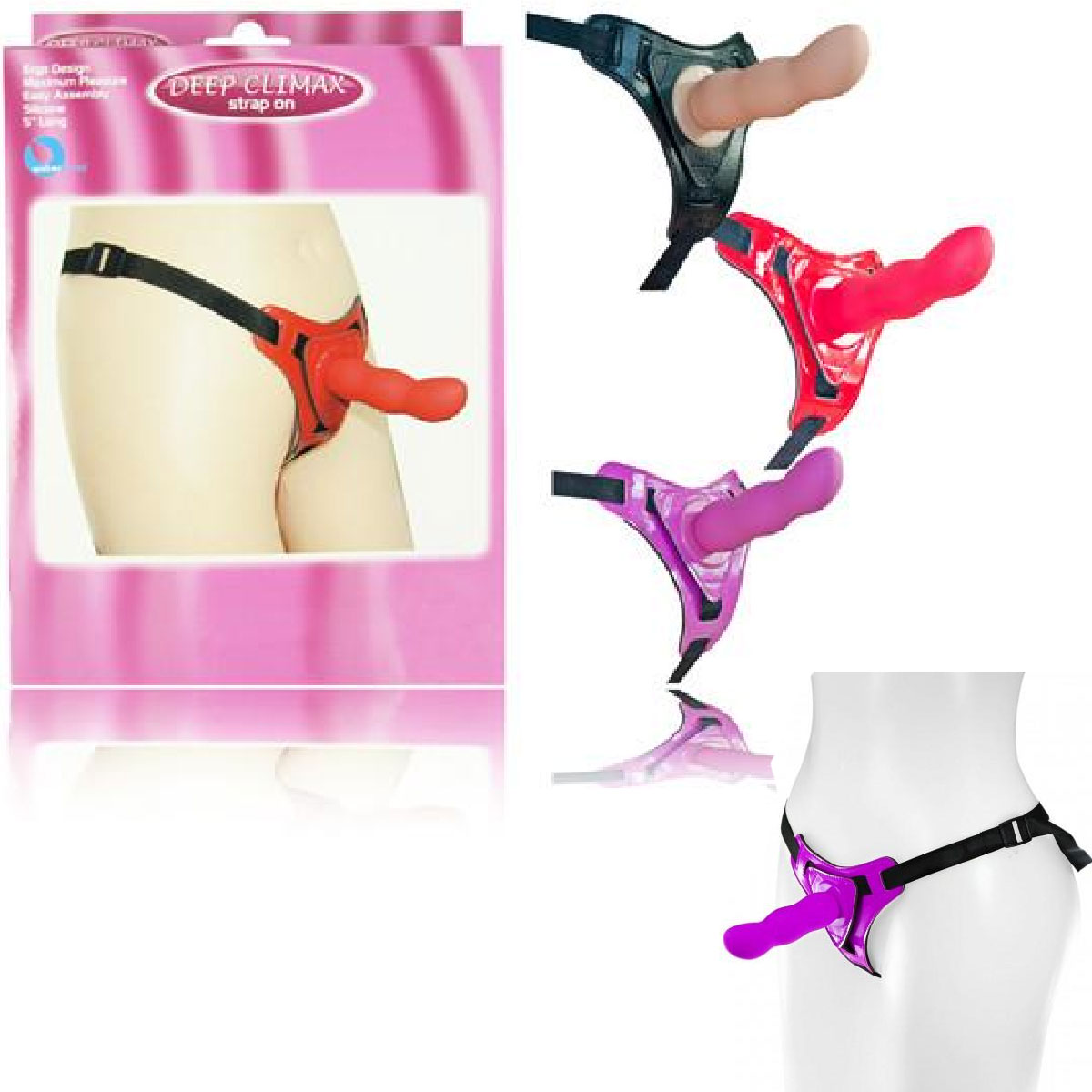 Deep Climax Strapon 15 cm Boy 3 cm ap i Dolu Protez Penis L-92002