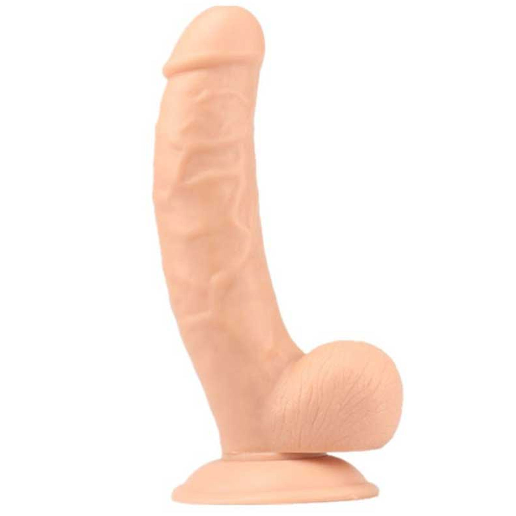 Noxxx 21 cm Boy 4.3 cm ap Vantuzlu Testisli Realistik Dildo C-PX087