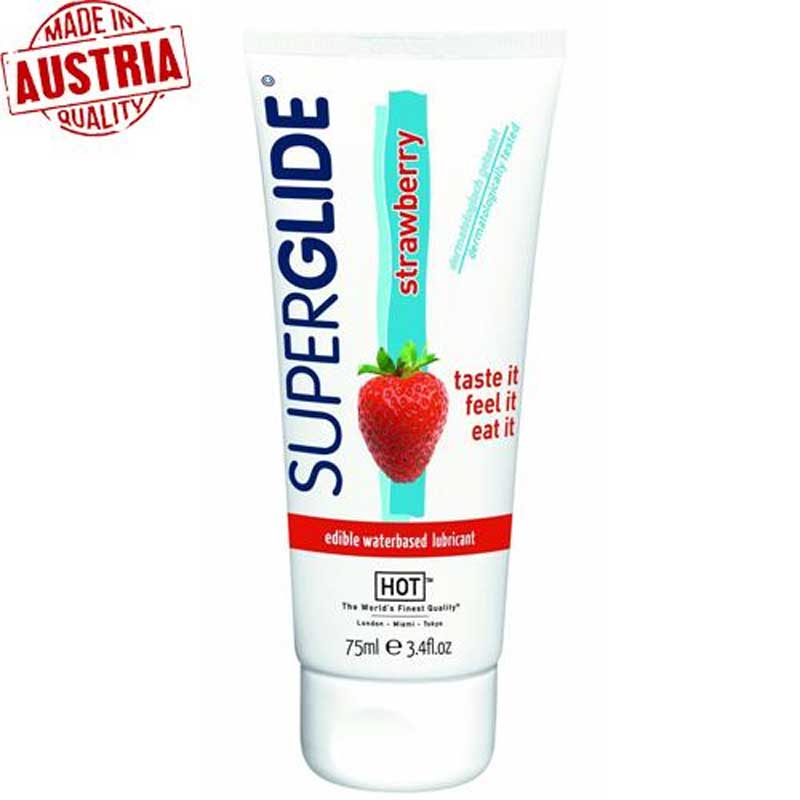 SUPER GLIDE STRAWBERRY 75 ML SU BAZLI LEK AROMALI LUBRKANT JEL C-1246