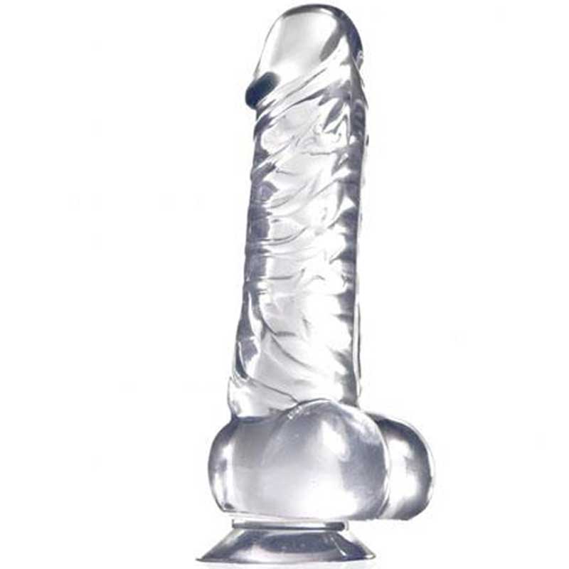 18 cm effaf Vantuzlu Jel Dildo C-1346