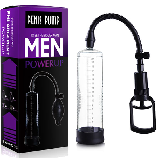 Men Powerup - 20 cm Boy 7 cm ap Fanuslu Tetikli Penis Pompas C-464