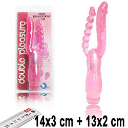 Double Pleasure Anal Vajinal Modern atal Vibratr L-83050