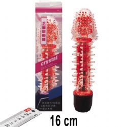 Crystal 16 cm Boy Vibratr ve Klf Seti AL-Q029-1