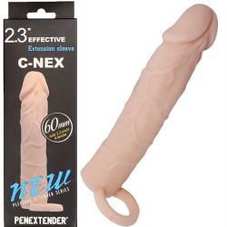 6 cm Uzatmal 17.5 cm Boyunda Realistik Dokulu Penis Klf C-0087