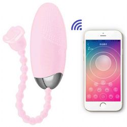 Telefon Kontroll Yumurta Vibrator - Pembe C-7362P