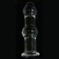 Boumlu Krlmaz Cam Anal Plug 14 cm Boy x 3 cm ap C-7526