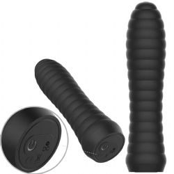 arjl Boumlu 10 cm Boy x 2.5 cm ap Siyah Anal Vibratr | C-X7339