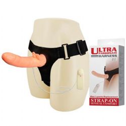 Ultra Passionate Harness 20 cm Boy x 3.5 cm ap Titreimli Realistik Strapon L-B1037