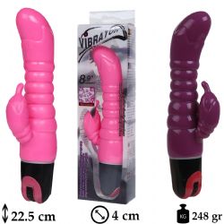 Dolphin Vibrator Yunus ekilli Klitoris Uyarcl 22.5 cm Jel Vibratr L-B1054