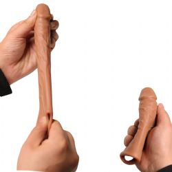 3.5 cm Uzatmal 15.1 cm Boy 3.6 cm ap Ten Rengi Testisten Destekli Realistik Penis Klf LLT-BDM110