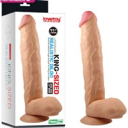 31,5 cm Boy 5,6 cm ap Testisli Vantuzlu Kaln Damarl Realistik Penis L-LV2208