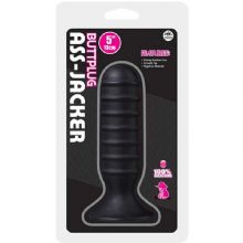 Ass Jacker Vantuzlu Siyah 13 cm Anal Plug C-1317S