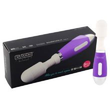 Av Magic 36 Ritimli Su Geirmez Bklebilir Orgazm Vibratr 17.6 cm Mor C-X0011